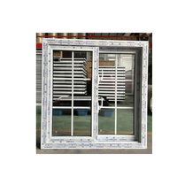 Französischer Stil PVC-Fenster Meistverkauft Mehrfachverglaste Isolierglasfenster UPVC-Fensterrahmen Preiswerte Schiebefenster