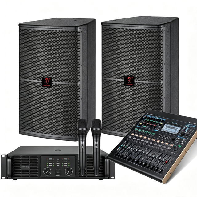 12 Inch Full-Range Professional Loudspeaker for KTV & Home Entertainment,full Set Dj Sounds System Speakers,equipo De Sonido