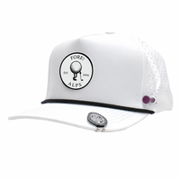 Casquette de baseball classique imperméable et sportive à 5 panneaux avec logo en caoutchouc personnalisé et perforations laser, couleur kaki de haute qualité