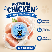 Usine de production de boîtes de nourriture humide pour chats, personnalisées OEM/ODM, aromatisées au poulet, au bœuf, au saumon et au thon, riches en protéines, naturelles et en conserve