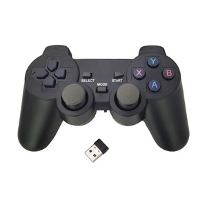โทรศัพท์แอนดรอยด์แท็บเล็ตทีวีแล็ปท็อปคอมพิวเตอร์โน้ตบุ๊คสำหรับเกมคอนโทรลเลอร์สั่นสะเทือนคู่เกมแพด 2.4g จอยสติ๊กไร้สายปุ่มเทอร์โบ - Product Image 6