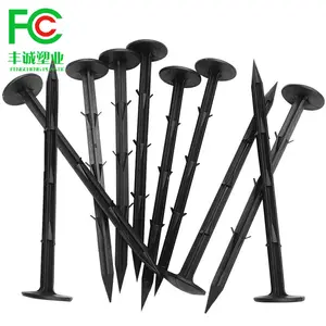 Plastic Ground Pegs Plástico Prego Mulch Pegs para Fixação Weed Mat Insect Net Sombra Net