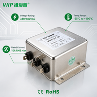 VIIP VIP3-31A-10(B031Q0946) 3-Phase Insert Mount EMI Filter Power Quality Improvement for Industrial Motor Control