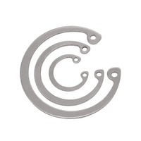 Custom Grade 8-380mm DIN 472 SS304 Stainless Steel Internal Locking Precision Form Internal Retaining Ring Washer