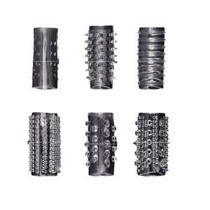 Préservatif à perforations en forme de dents de loup en cristal, préservatif à billes éclatantes, produits sexuels pour adultes - Product Image 3