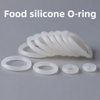 Joint torique en silicone de qualité alimentaire HOVOO, conforme à la FDA, en caoutchouc VMQ, résistant aux hautes températures pour l'emballage d'équipements alimentaires et de boissons