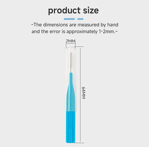 12 pcs מברשת שיניים שיניים שיניים שיניים ניקוי הפה טיפול דופונט ניילון הסרת פלאפון ניילון הסרת בריאות אריזת שקית פלסטיק - Product Image 5