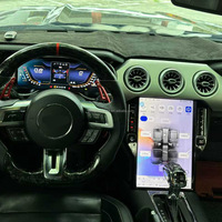 Tableau de bord numérique de 12,3 pouces et lecteur multimédia de 14,5 pouces pour Ford Mustang 2015-2021