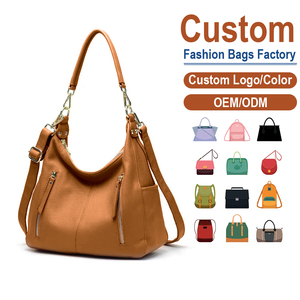 Bolso de Hombro Casual de Cuero de Grano Completo, con Logotipo Personalizado de Fábrica, Bolso Cruzado Diario para Mujer - Product Image 1