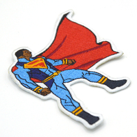 Fabricant personnalise les vêtements avec patch brodé de logo imprimé