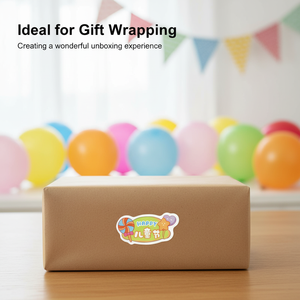 Printed die-cut glitter stickers, holographic waterproof adhesive <b>labels</b>, custom die-cut anime holographic children's stickers - Product Image 2