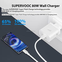 Chargeur rapide 80W avec câble USB pour Oppo Supervooc Charge 80W pour OPPO Find X5 Pro X5 X3 Neo X3 Pro Reno 11
