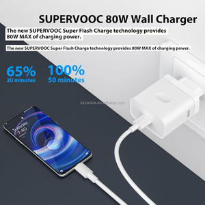 Chargeur rapide 80W avec câble USB pour <span class=keywords><strong>Oppo</strong></span> Supervooc Charge 80W pour <span class=keywords><strong>OPPO</strong></span> <span class=keywords><strong>Find</strong></span> X5 Pro X5 X3 <span class=keywords><strong>Neo</strong></span> X3 Pro Reno 11 - Product Image 4