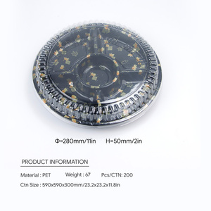 Caja de Sushi Desechable con Tapa Transparente, Plástico PET, Apta para Alimentos, para Llevar, con Logotipo Personalizado, Tamaño Personalizado, Venta al Por Mayor para Marcas - Product Image 2