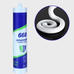 Nhà Sản Xuất Trung Tính Silicone Sealant 793 Một Màu Trắng Mini Silicone Sealant Ống Silicone Sealant Cho Mái Kim Loại