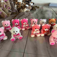 Boneka Beruang Teddy Hadiah Perusahaan Super Lembut Isi Kapas PP Bersulam Desain I Love You