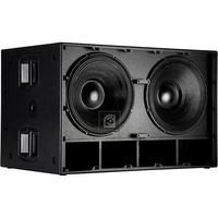SUB 8006-AS, système de son surround professionnel actif à double haut-parleur de 18 pouces, aimant en néodyme, diaphragme en alliage de titane, 2500 W, corps en bois