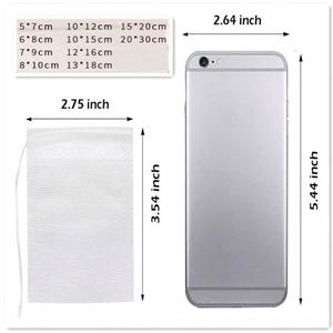 Oferta Especial en Stock: Bolsas de Té Biodegradables de Tela No Tejida de 3.54*2.75 Pulgadas con Cordón para Té Suelto, Té Aromático DIY, Té de Hierbas DIY - Product Image 6