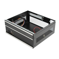 OEM-caja de aleación de aluminio personalizada para ordenador Industrial, Mini Itx, carcasa delgada para Pc