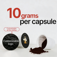 Capsules de café réutilisables et jetables en PP de qualité supérieure, style K-cup, avec couvercles en aluminium thermoscellables, emballage écologique sans BPA