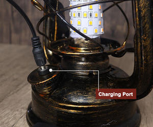 Lampu meja kuda protabel, lampu malam, lentera logam Kemah, dekorasi rumah, lampu meja kuda portabel - Product Image 5