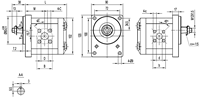 Pompe hydraulique KGP2E4 série 700 bar