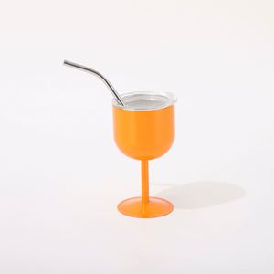 Vaso de chupito de vino al por mayor, mini vaso de doble pared de acero inoxidable, a prueba de fugas, personalizado, 4 oz, con tapa, pajita y aislamiento al vacío, ideal para regalo de fiesta. - Product Image 1