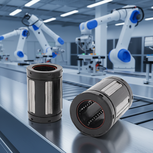 TK10UU ตลับลูกปืนเชิงเส้น P6 LMES10UUOP ความแม่นยำในการจัดตำแหน่ง LMES10UU บูชมาเป็นเส้นตรง - Product Image 1