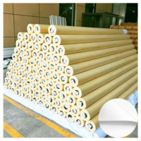 Bannière flexible en PVC laminé KUNMAO, face avant, blanc/noir/gris, imperméable, impression numérique, rouleau flexible pour la publicité, panneau d'affichage