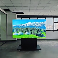 Mur vidéo LCD 4K ultra-fin de 55 pouces avec cadre de 0,88 mm, luminosité de 700 cd/m² et garantie d'un an pour les salles de sécurité et de réunion