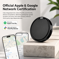 Traceur intelligent certifié MFi et Google Find My Device, localisateur GPS privé, anti-perte, compatible avec Apple Find My et Android
