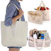Sac fourre-tout en toile écologique et recyclable avec logo personnalisé, sac d'épicerie réutilisable et durable pour les événements et l'extérieur