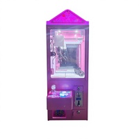 Machine à griffes commerciale pour la capture de jouets et de prix, jeu d'arcade, alimentation 110-220V, fonctionne à pièces, prise US, version espagnole et anglaise