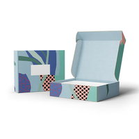 Cajas de cartón corrugado impresas personalizadas al por mayor, prendas de vestir y ropa interior, embalaje, envío de cartón, correo para calcetines