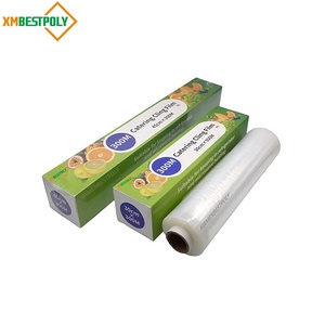 Wholesale Food Grade PE Catering <strong>Roll</strong> Film 45cm*300M <strong>Fridge</strong> &amp; Microwave Safe Use for Fruits Food Wrapping - Product Image 1