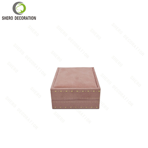 Wholesale Luxury Velvet Packaging Box <b>Cheap</b> Jewelry Packing Case Jewelry Organizer Storage <b>Gift</b> <b>Boxes</b> - Product Image 2