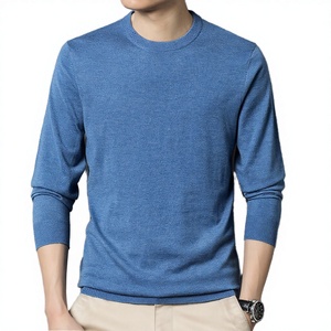2024 Winter Breathable Anti-wrinkle Knitted Polyester/Cotton <b>Turtleneck</b> <b>Men's</b> New All-match Pure Color Sweater Wholesale - Product Image 3