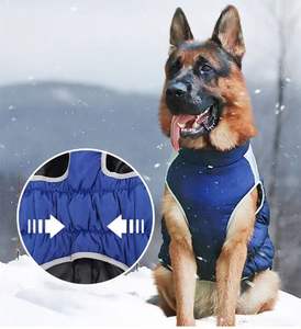 Abbigliamento per animali da compagnia autunno e inverno design di lusso giacca calda per cani con imbottitura in cotone ispessito - Product Image 3