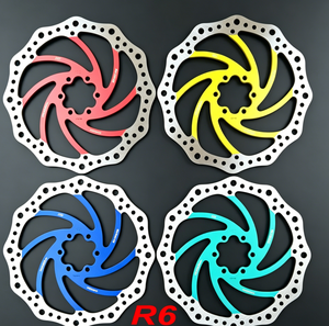 YENİ İMAJ 160mm 180mm 203mm Bisiklet Fren Diski Rotoru, Yol Dağ BMX MTB Bisiklet Freni için 6 Cıvatalı - Product Image 1