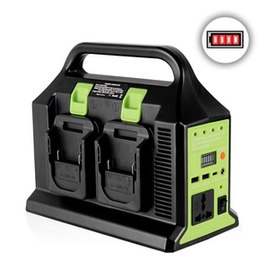 Inverter Portatile 110V/220V per Batteria <span class=keywords><strong>Mak</strong></span> Itas 18v, 4 Canali Onda Sinusoidale Pura 300W con Luce LED per Esterni - Product Image 1