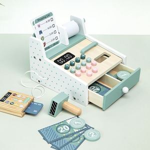 Nouvelle Conception Maison de Jeu Éducative en Bois Jouet Multifonctionnel Caisse Enregistreuse de Supermarché pour Enfants - Vente Chaude - Product Image 2