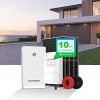 Sistem Tenaga Surya Bettenergy Inverter 3-10kW MPPT Set Lengkap Baterai Lithium Ion Debugging Internal Aman dan Handal untuk Energi Rumah Tangga