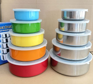 Juego de 5 Recipientes para Alimentos de Acero Inoxidable Coloridos, Libres de BPA, con Tapa de PP, para Mantener la Comida Fresca, Lonchera para Llevar, Recipientes para Almacenar Alimentos - Product Image 6