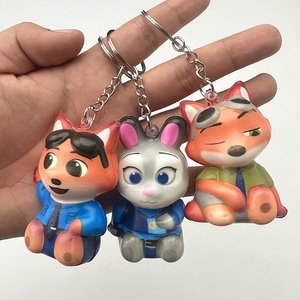 Muñecos de la serie Zootopia, llavero de EVA y PU, colgante antiestrés de rebote lento, superventas transfronterizo para jóvenes - Product Image 4