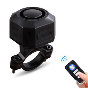 Portable 7 niveaux sensibilité sans fil <span class=keywords><strong>vélo</strong></span> de route alarme antivol 110dB <span class=keywords><strong>vélo</strong></span> sirène batterie Rechargeable et télécommande réglable - Product Image 1