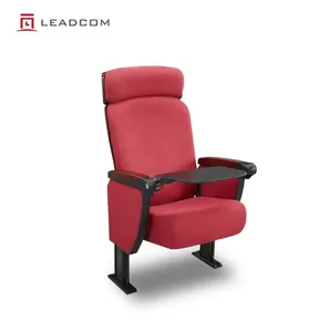 Chaises d'auditorium scolaire pliables et personnalisables LS-15608 pour salles de conférence et de <span class=keywords><strong>théâtre</strong></span>, avec tablette d'écriture, en tissu, design moderne - Product Image 1