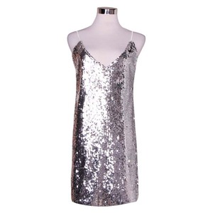 K807 Profondo Scollo A V di Autunno Paillettes Backless Delle Donne Del Vestito Sexy Fuori Dalla Spalla Mini Vestito Festa Di <span class=keywords><strong>Natale</strong></span> Del Club Abiti Cinghia - Product Image 1