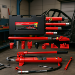 Kit de Reparación de Chasis Hidráulico, Capacidad de 10 Toneladas, Cilindro Hidráulico Portátil de Acero para Uso en Talleres de Carrocería - Product Image 2