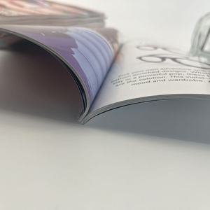 ผู้ผลิตขายส่งคุณภาพดีที่สุด หนังสือเล่มเล็ก A4 A5 A6 B6 โบรชัวร์ แคตตาล็อก ราคาถูก พิมพ์นิตยสาร ปกแข็ง เย็บเข้าเล่ม - Product Image 3