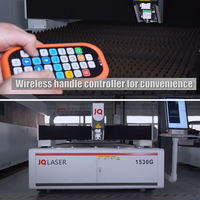 Machine de découpe laser à fibre JQLASER 1530G 2000W pour tôles métalliques, acier, aluminium, découpeuse laser industrielle CNC